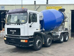 شاحنة خلط الخرسانة MAN 35.314 Concrete Mixer Liebherr 9cbm 8x4 Full Steel Suspension ZF