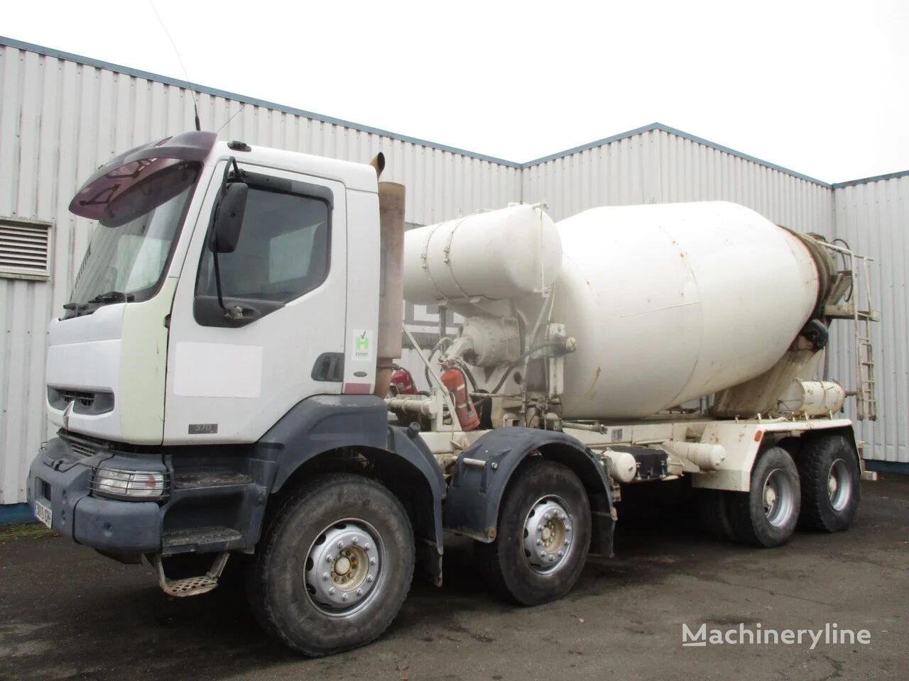 شاحنة خلط الخرسانة Renault Kerax 370 DCI , 10 cbm Concrete Mixer , 8x4 , ZF Manual , Spanis