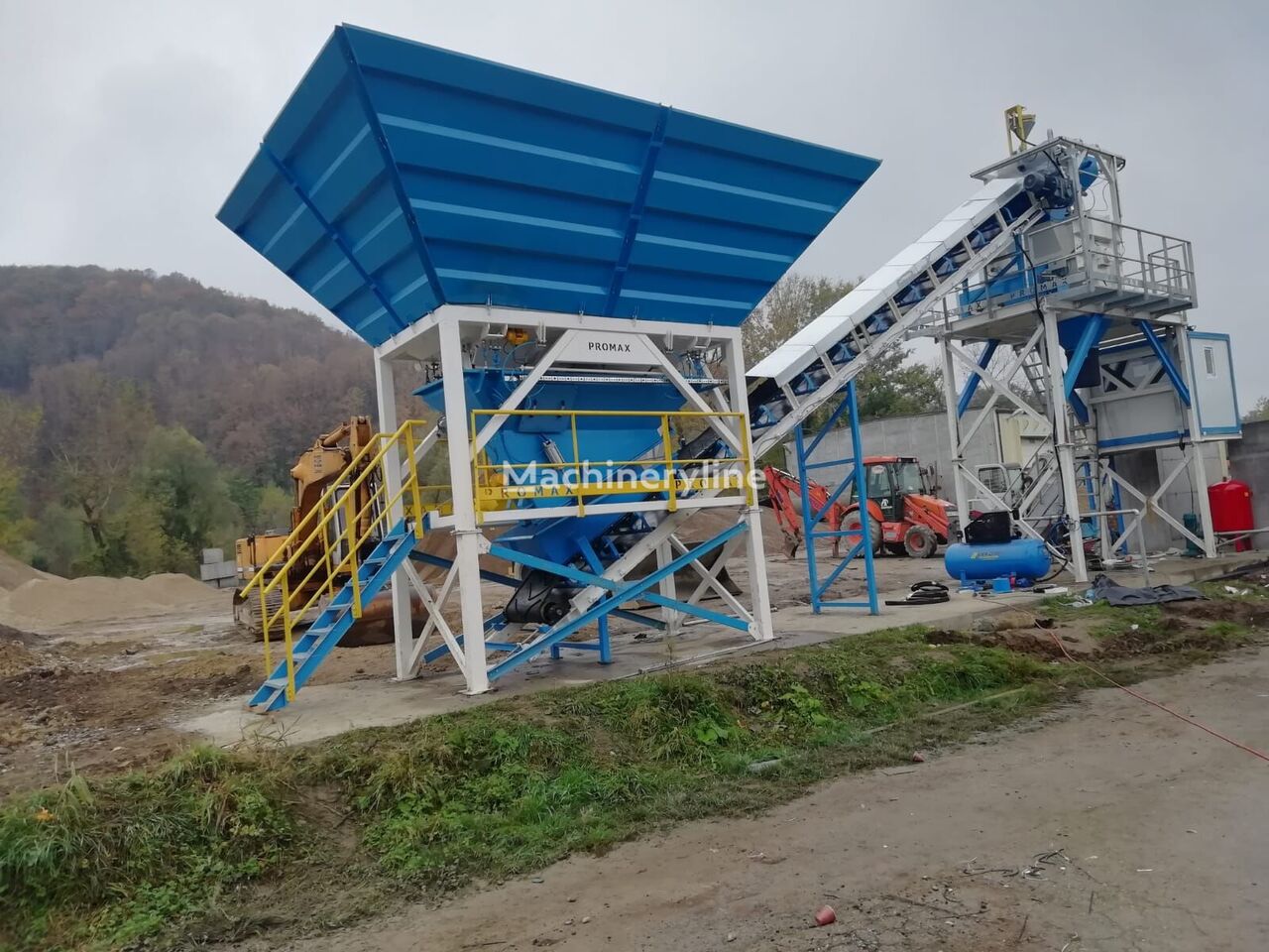 جديد ماكينة صناعة الخرسانة Promax Compact Concrete Batching Plant C60-SNG-PLUS (60m3/h)