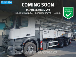 جديد مضخة الخرسانة Mercedes-Benz Arocs 2640 6X4 NEW! CIFA K36L Concrete Pump Euro 6
